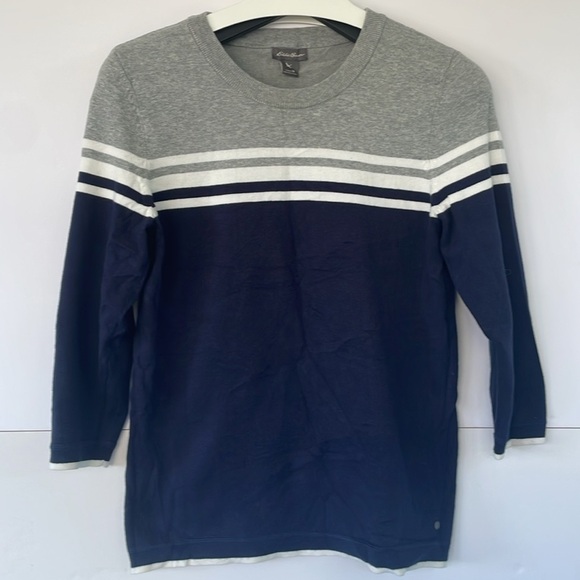 Eddie Bauer Women’s Medium Striped Shirt - Picture 1 of 11